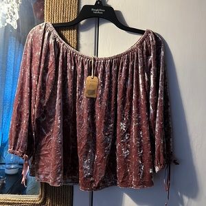 Off the shoulder shirt